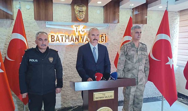 Batman Valisi Canalp: "Asayiş olaylarında son 1 yıllık dönemde yüzde 10'luk azalma meydana gelmiştir"