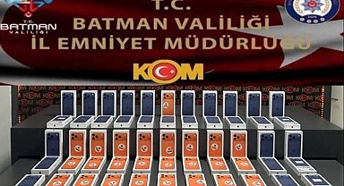 Batman'da 6,6 milyon TL değerinde kaçak telefon ele geçirildi