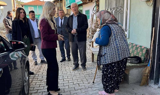 Bayan Kaymakam köy köy dolaşıyor