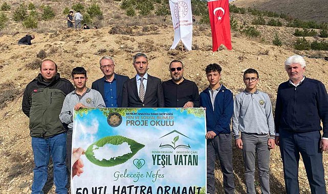 Bayburt Anadolu İmam Hatip Lisesi tarafından hatıra ormanı oluşturuldu