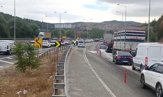 Bilecik-Eskişehir kara yolunda tek şerit uygulaması