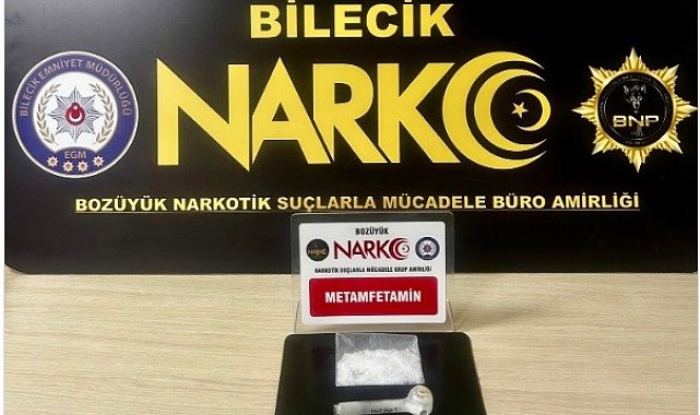 Bilecik'te 1 kişinin üzerinden uyuşturucu madde çıktı