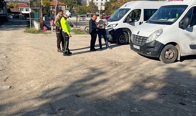 Bilecik'te öğrenci servisleri denetlendi