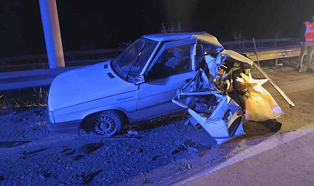 Bilecik'te tır otomobile arkadan çarptı: 1 yaralı