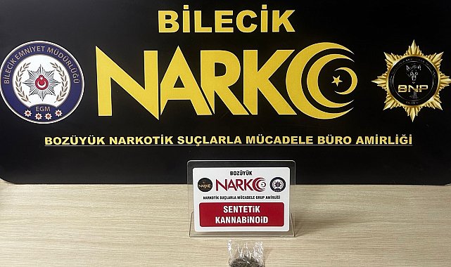 Bilecik'te uyuşturucu operasyonu: 1 şüpheli yakalandı