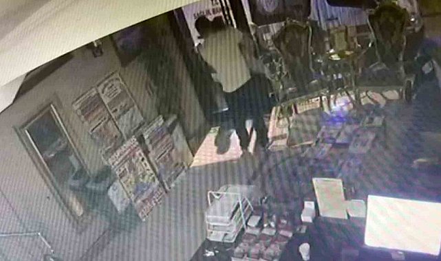 Böcek ailesinin kapının kilitli olmasından dolayı otelden çıkamadığı anlar kameraya yansıdı