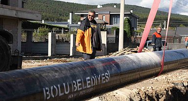 Bolu'da su kesintisine yol açan alt yapı sorunu düzeltiliyor