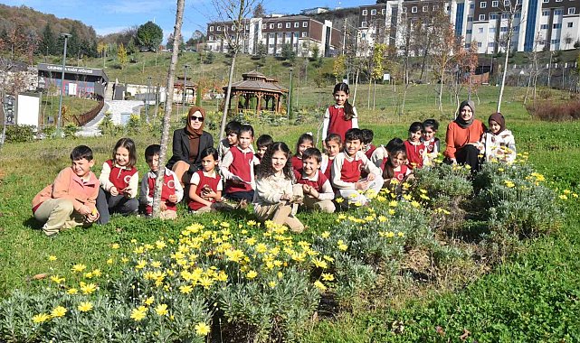 Botanik Bahçesini minikler gezdi