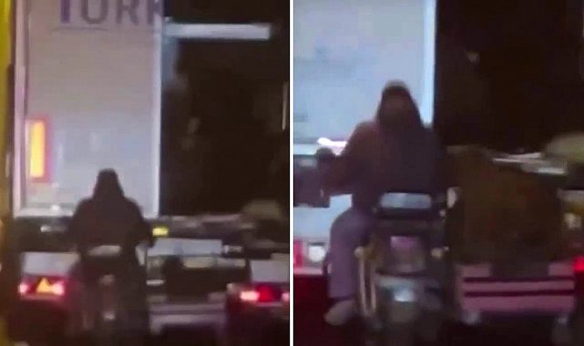 Böyle hırsızlık görülmedi: Seyir halindeki tıra yaklaşıp içindeki koyunları çaldılar