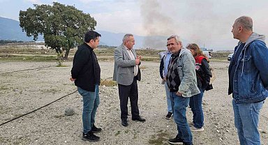 Buharkent'te incir fidanlarında gelişim gözlemi yapıldı