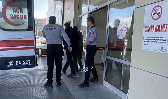 Burdur'da kolunu hisar makinesine kaptıran işçi ağır yaralandı