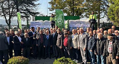 Bursa Büyükşehir'den çiftçilere 47 ton buğday tohumu desteği