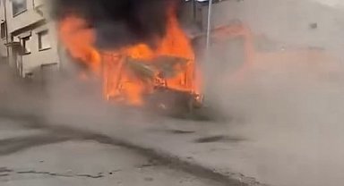 Bursa'da baraka yangını paniğe neden oldu
