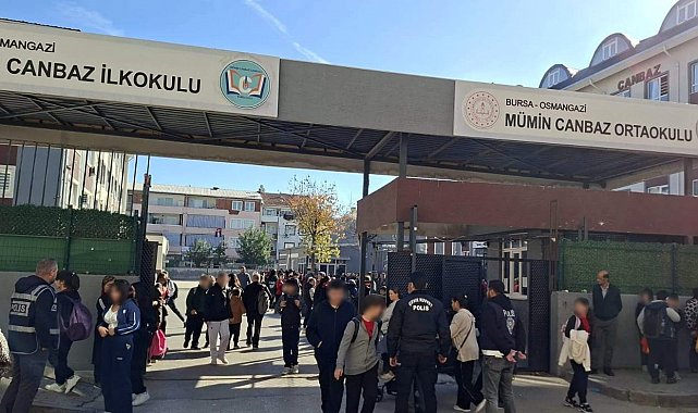 Bursa'da okul çevrelerinde çocuk ve gençlerin korunmasına yönelik denetim yapıldı