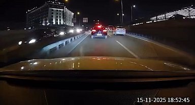 Bursa'da zincirleme kaza kameraya yansıdı