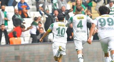 Bursaspor nefes kesen maçta 2-1 galibiyetle ayrıldı