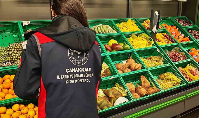 Çanakkale'de gıda denetimi