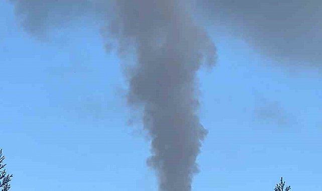 Cargill Bursa'dan çıkan dumanlar gökyüzünü griye boyadı