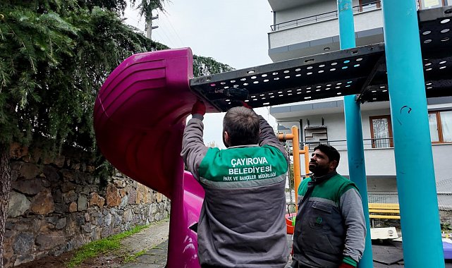 Çayırova'da iki park yenileniyor