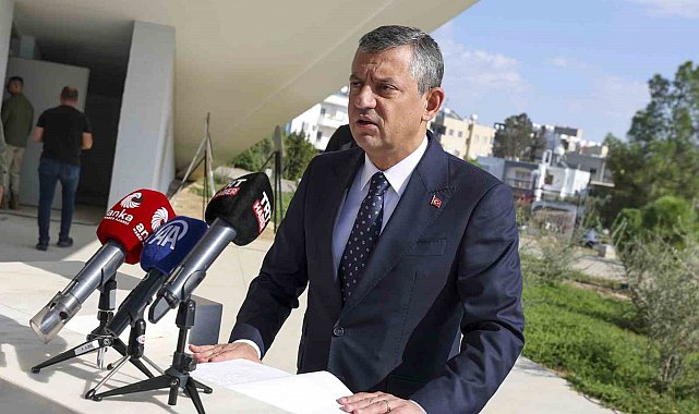 CHP Genel Başkanı Özgür Özel, Kuzey Kıbrıs Türk Cumhuriyeti'nde