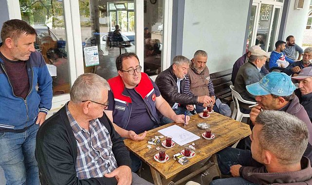 Çiftçiler hayvan hastalıkları ve salgın tedbirleri konusunda bilgilendirildi