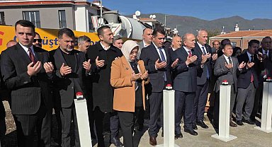 Çilimli'ye Selçuklu mimarisinde yapılacak caminin temeli atıldı