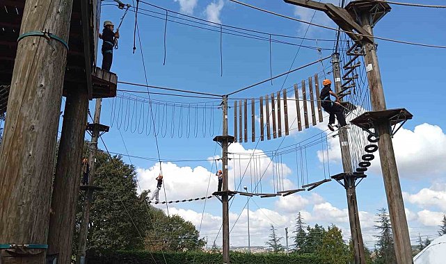 Çocuklar Macera Park'ta hem keşfediyor hem gelişiyor