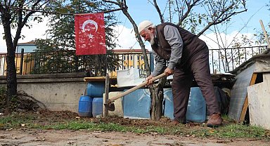 Çöplüğü 15 Temmuz Şehitleri Fidanlığı'na çevirdi