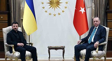 Cumhurbaşkanı Erdoğan, Ukrayna Devlet Başkanı Zelenskiy ile bir araya geldi