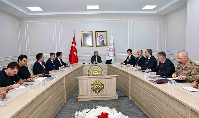 Cumhurbaşkanı Erdoğan'ın Adıyaman ziyareti öncesi güvenlik toplantısı yapıldı