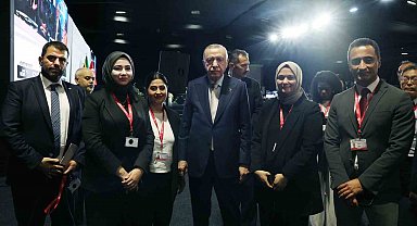 Cumhurbaşkanı Erdoğan'ın basın toplantısına uluslararası medya yoğun ilgi gösterdi