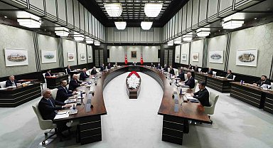 Cumhurbaşkanlığı Kabinesi, Cumhurbaşkanı Recep Tayyip Erdoğan başkanlığında Beştepe'de toplandı.
