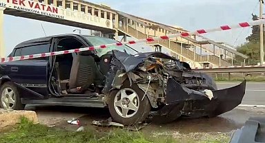 D-650'deki kazada ağır yaralanan kadın hayatını kaybetti