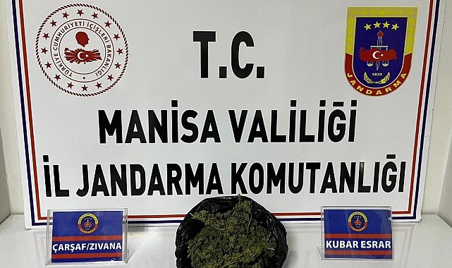 Denizli'den Salihli'ye uyuşturucu sevkiyatına jandarma engeli