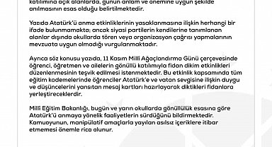 Dezenformasyonla Mücadele Merkezi'nden Atatürk'ü anmayı yasaklama iddialarına ilişkin açıklama
