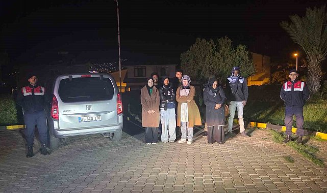 Didim'de 13 düzensiz göçmen, 2 organizatör yakalandı