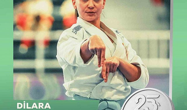 Dilara Bozan'dan gümüş madalya