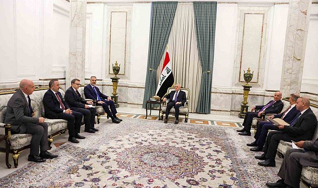 Dışişleri Bakanı Fidan, Irak Cumhurbaşkanı Reşid ile bir araya geldi