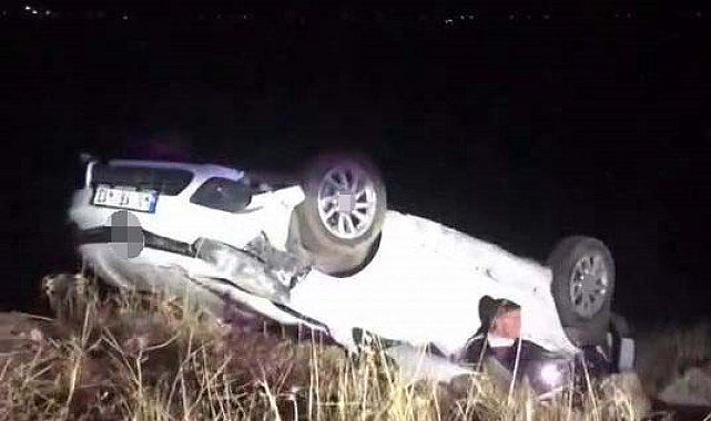 Diyarbakır'da araç takla attı: 1 yaralı