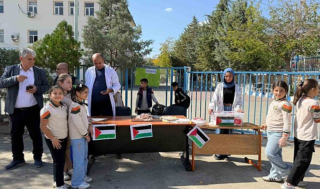 Diyarbakır'da öğrencilerden Gazze'ye 1 milyon 287 bin liralık destek