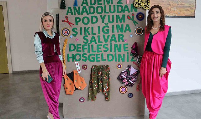 Diyarbakır'da şalvar defilesi