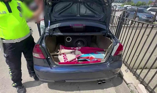 Düzce'de abart egzoz ve ses sistemi ile çevreyi rahatsız eden 116 sürücüye ceza