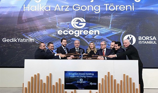 Ecogreen Enerji, Borsa İstanbul'da işlem görmeye başladı