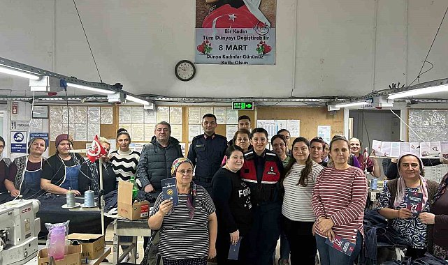 Edirne'de fabrika çalışanlarına KADES etkinliği düzenlendi