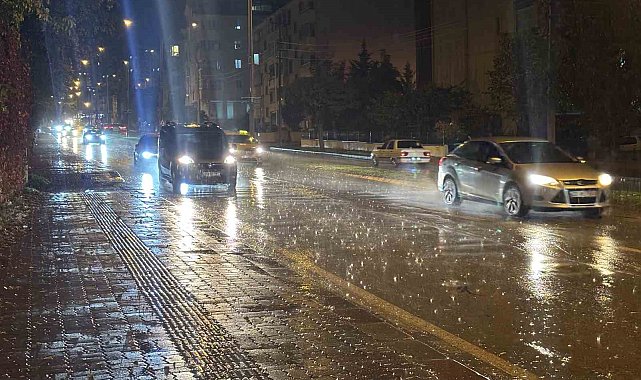 Edirne'de sağanak etkili oldu