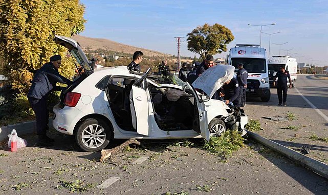 Elazığ'da ki feci kazada anne ve oğlu öldü