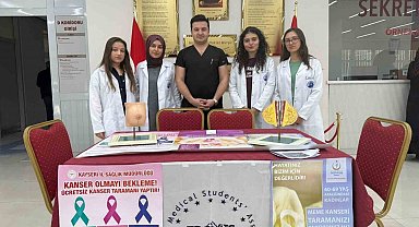 ERÜ Hastaneleri'nde meme kanserinde erken teşhisin önemi anlatıldı