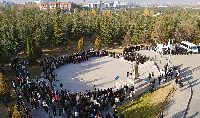 ERÜ'de 10 Kasım Atatürk'ü Anma Töreni gerçekleştirildi