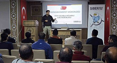 Erzincan'da KYK öğrencilerine siber farkındalık semineri