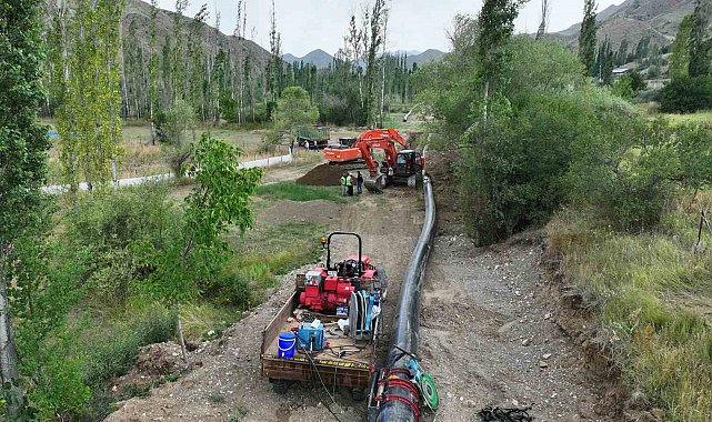 Erzurum'da 6 bin 860 dekar arazi modern sulamaya kavuşuyor